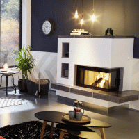 Salza Kachelofen Weiß