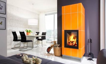 Salza Kachelofen Gelb Westend